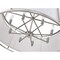 Z-Lite Lenyx Pendant 8 Light Pendant, Brushed Nickel & White 1935-32BN - alternate 3